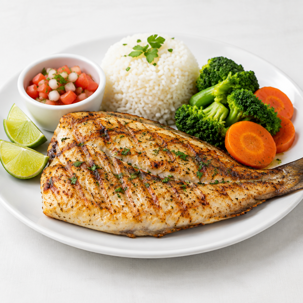 Peixe grelhado